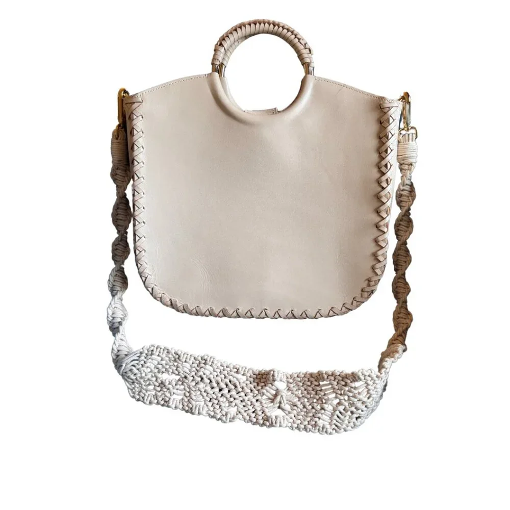 Ulla Johnson Luxury Handbag with Crochet Strap